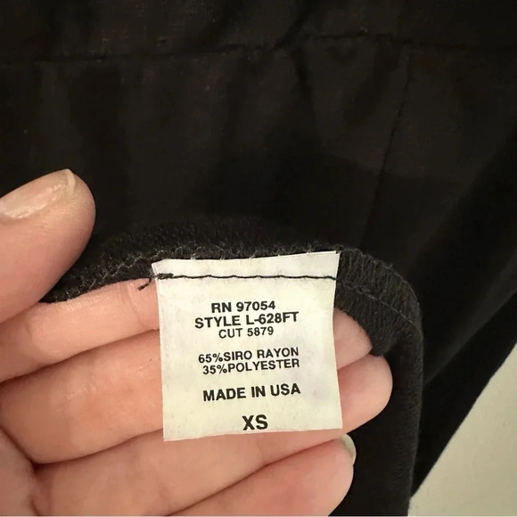 Lanston Women’s Black Sleeveless Side Slit Drape Tie Back Maxi Dress Size XS NWT - Picture 7 of 9